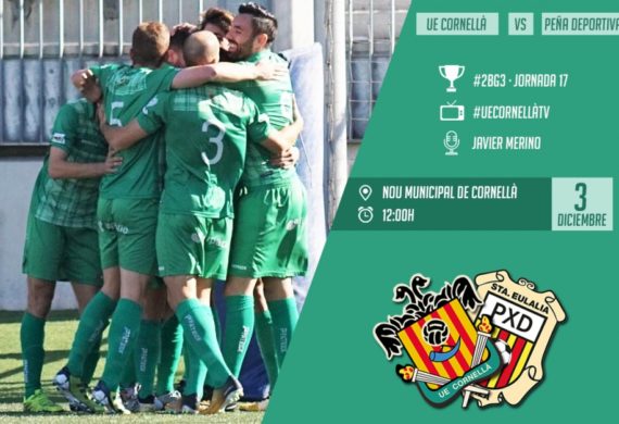 LA PREVIA | UE CORNELLÀ – S.C.R. PEÑA DEPORTIVA