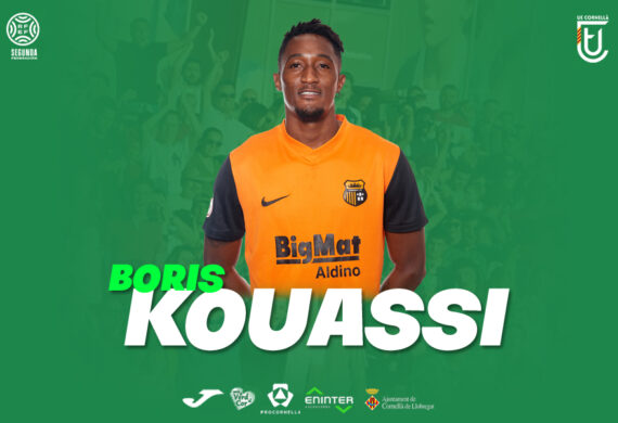 EL DELANTERO BORIS KOUASSI FICHA POR LA UE CORNELLÀ