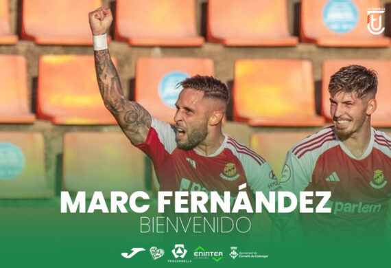 MARC FERNÁNDEZ FIRMA POR LA UE CORNELLÀ