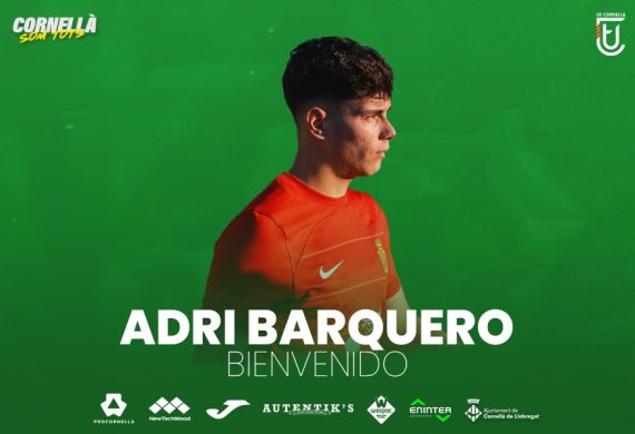 ADRIÁN BARQUERO S’INCORPORA A LA UE CORNELLÀ