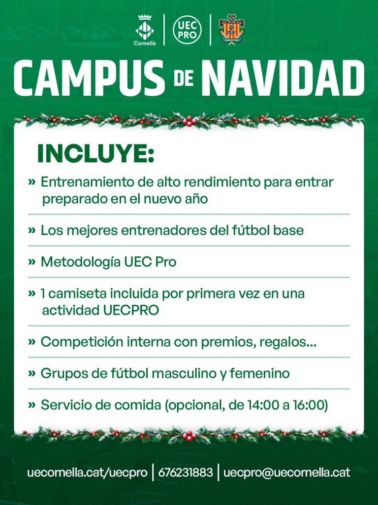 UEC PRO Campus Navidad 2026/27 · 2